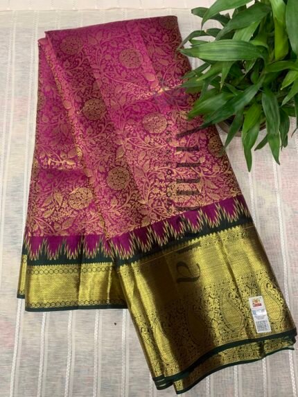 Majentha Rani Gold Elegance Kanchivaram Silk Saree