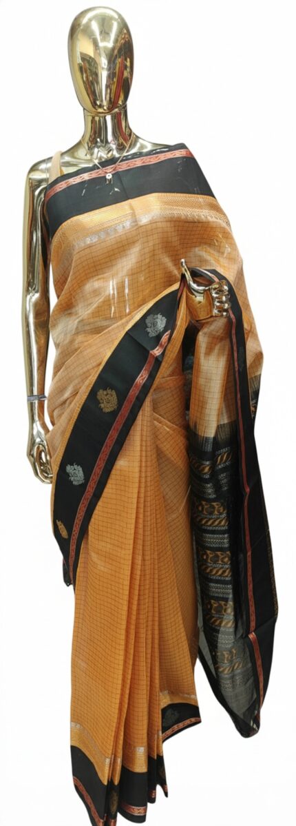 Honey gold  Silk cotton saree